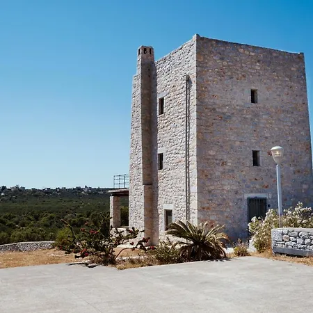 Modern 2bdr Stone Tower, Majestic View In Mani Psion